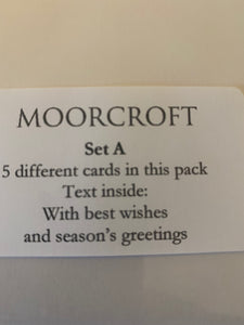 Moorcroft: Christmas cards